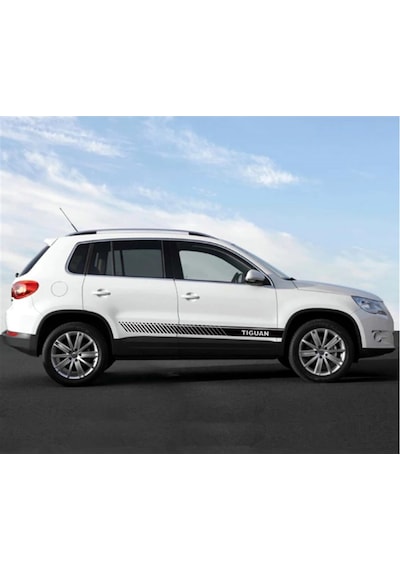 Volkswagen Tiguan Yan Kapı Şerit Sticker Etiket Modeli