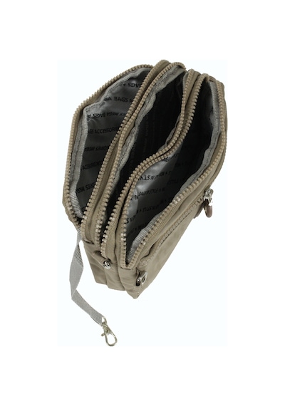 M 231 Mega Bag Krinkıl Kumaş Unisex El Omuz Çantası, Telefonluk Yatay , Clutch Çok Renkli