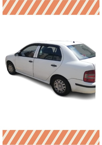 Skoda Fabia Sedan 1999-2009 Modellerine Özel 4'lü Mügen Tip Cam Rüzgarlığı