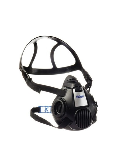 Dräger X-Plore 3300 Yarım Yüz Maskesi Filtresiz Mavi