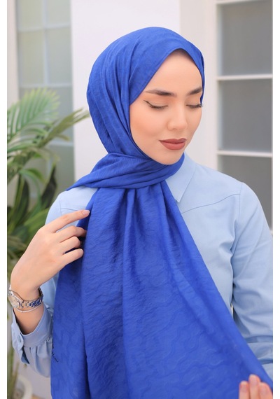 Silk Home Olinda Şal 49001-37 Saks Mavi