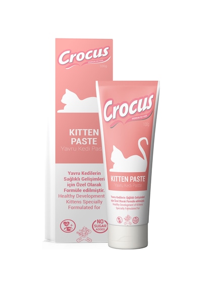 Crocus Yavru Kedi Gelişimi İçin Vitamin Desteği Kitten Paste 100 G
