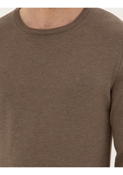 Pierre Cardin Erkek Vizon Melanj Kazak /triko 50296575-vr174 Vizon Melanj