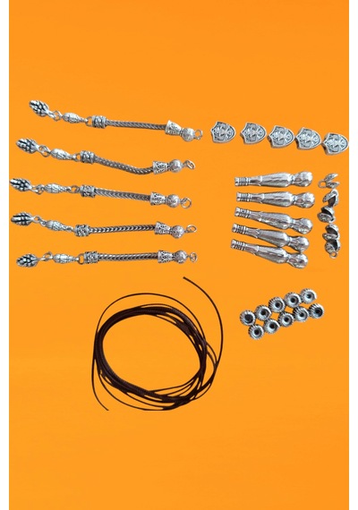 Tesbih Yapma Aparatları İmame Yapım Seti İmame Püskül Metal Ara Tesbih İpi 5 Takım Set