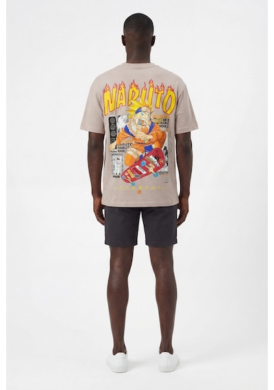 Blow Up Future Gen Naruto Oversize Erkek T-shirt 141414 Krem