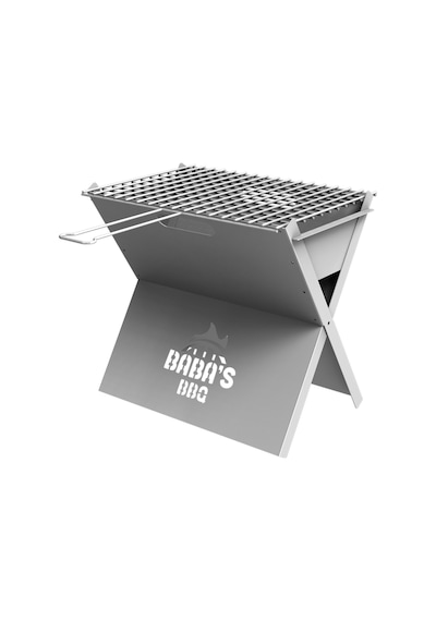 Origami Katlanır Mangal Model 2 / Paslanmaz Çelik / Baba's Bbq Krom