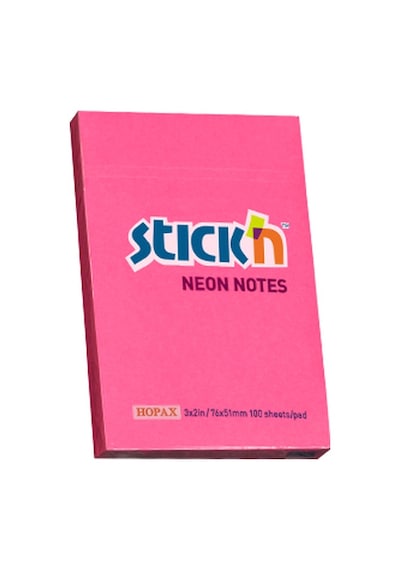 Stıckn 76x51 100 Yaprak Neon Magenta Yapışkanlı Not Kağıdı