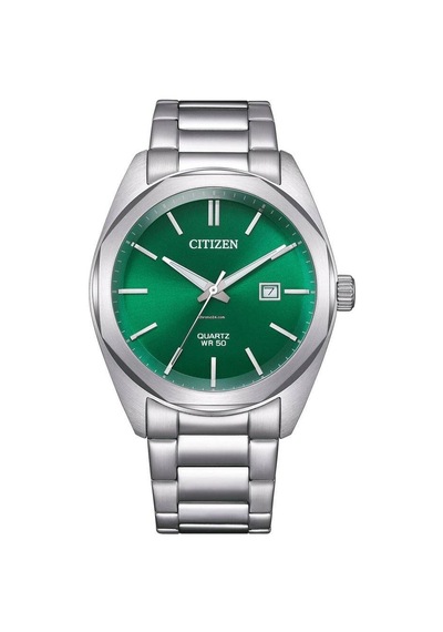 Citizen Bı5110-54x Quartz Çelik Gri Yeşil Kadran 41 Mm Erkek Kol Saati Gri