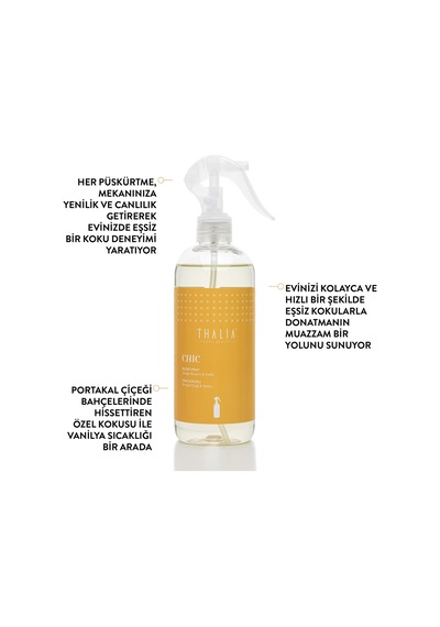Thalia Home Portakal Çiçeği & Vanilya Kokulu Oda Spreyi 400 ML