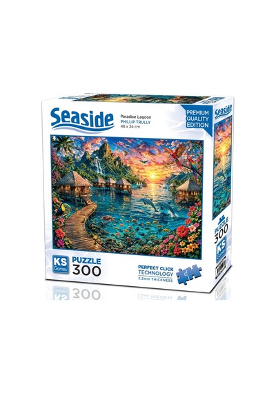 Ks Games 300 Parça Paradise Lagoon Puzzle - 19276