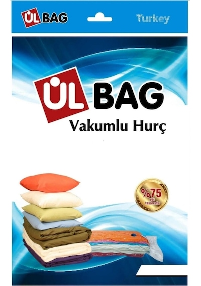 1 Adet Büyük Boy 70 Cm X 100 Cm Battaniye, Vakumlu Hurç, Vakumlu Poşet Şeffaf
