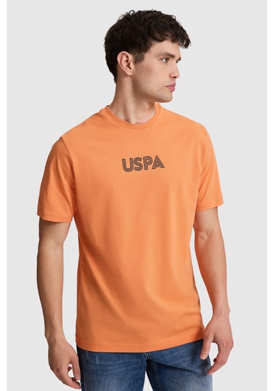 U.S. Polo Assn. U.s. Polo Assn. Erkek Turuncu Tişört Basic 50325245-vr051