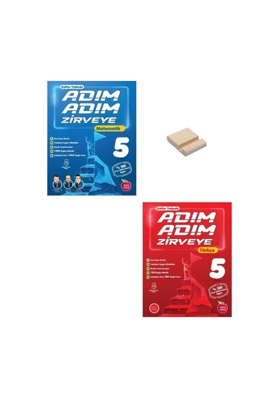 5. Sınıf Adım Adım Zirveye Matematik Ve Türkçe