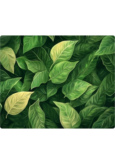 Yapraklar Baskılı Mousepad 17,5x21,5 Cm