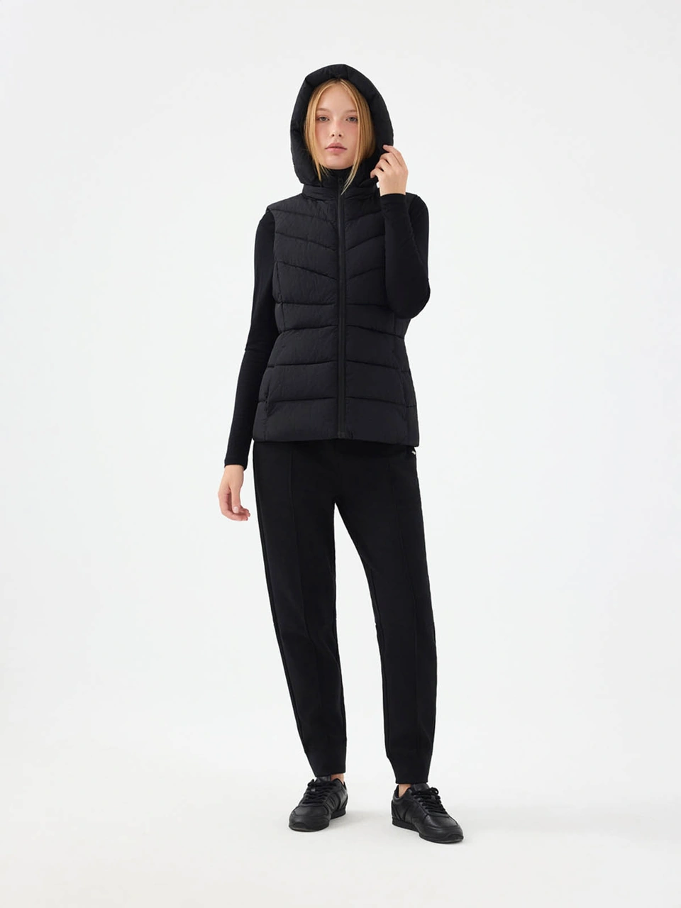 Loft Slim Fit Siyah Kadın Yelek Lf2040631 Siyah