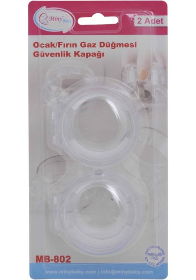 Miny Baby Ocak-Gaz Düğmesi Kapağı - 2 Adet Çok Renkli