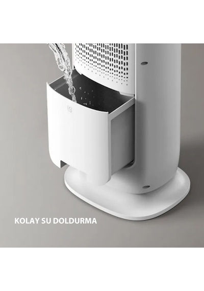 Airpoll HF02 Uzaktan Kumandalı Sıcak & Soğuk Su ve Buz Hazneli Dikey Vantilatör