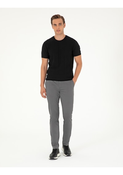 Pierre Cardin Erkek Gri Pantolon Kanvas-chino 50292522-vr024 Gri