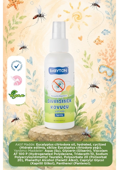 Sivrisinek Kovucu Losyon Sprey 50 Ml