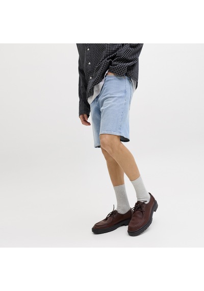 Erkek Bol Kesim Yüksek Bel Sort - Tony - 12289248 Blue Denim
