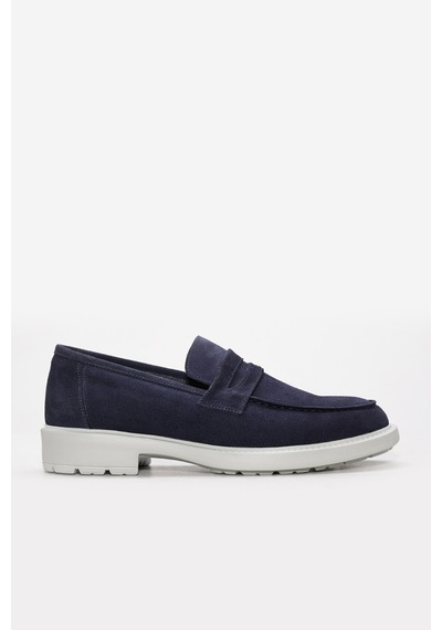 Fast Step Hakiki Deri Erkek Casual Ayakkabı 214ma4091 Lacivert