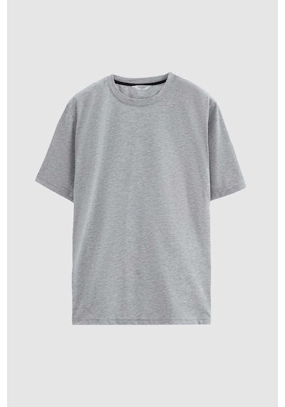 Twn Gri Melanj %100 Pamuklu Kısa Kollu 2'li Pijama Takimi 3ec84ortkkpjm 310