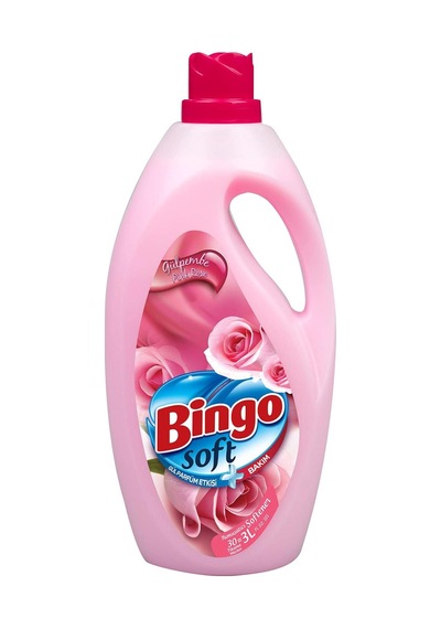 Soft Gülpembe Hipoalerjenik 30 Yıkama Çamaşır Yumuşatıcısı 1 X 3000 Ml 1000'li Set