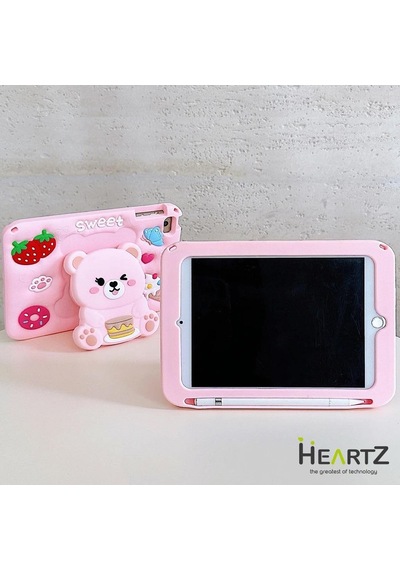 Sweet Astronot Tablet Kılıfı Standlı Askılı Kalın Silikon Yapı Yü