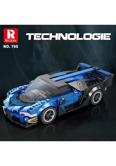 Reobrix Creator 795 Bugatti Vision Gt Spor Araba Yaratıcı Yapı Blok Seti Building Blocks - 356 Parça