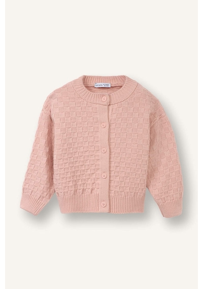 Defacto Bisiklet Yaka Hırka Kız Bebek H1268a526sppn190 Pembe-pn190