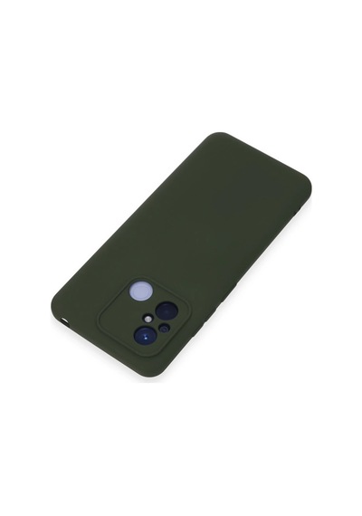 Newface - 682 - Xiaomi Redmi 12c Kılıf Nano İçi Kadife Silikon - - Edntrend - Koyu Yeşil