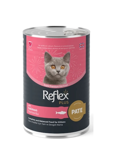 Somonlu Yavru Kedi Konservesi Pate Ezme 400g