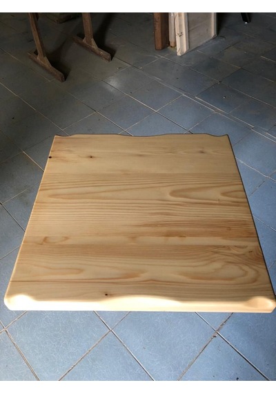 Bintaşmobilya Naturel Kayın Kütük Cafe Masası Üstü Tablası