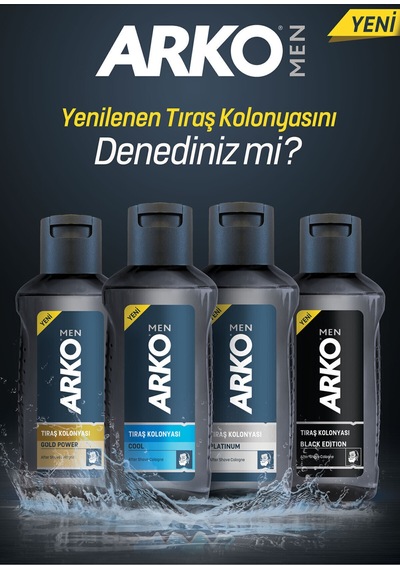 Gold Power Tıraş Sonrası Kolonya 4x255 Ml