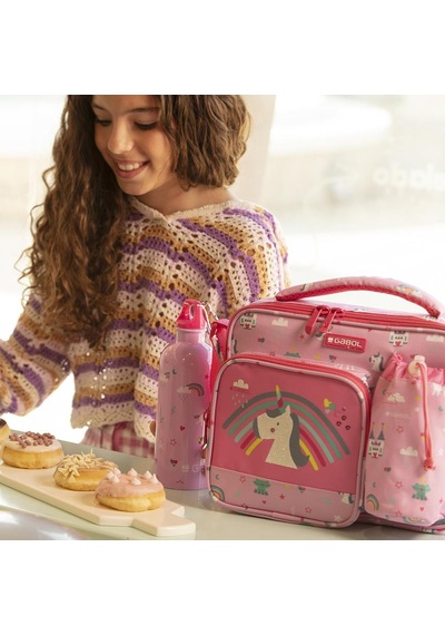 Gabol Beslenme Çantası Termal Unicorn Pembe