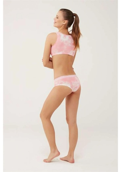 U.s Polo Assn. 66268 Kadın Büstiyer Şort Takım-pembe Pembe