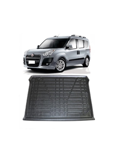 Borngarage Fıat Doblo Bagaj Havuzu 2010-2022 Uyumlu Kokusuz Kaucuk Doblo
