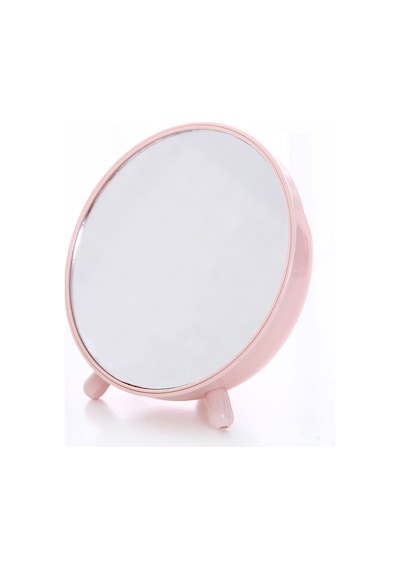 Masa Üstü Pembe Yuvarlak Masa Makyaj Aynası Cin719pm Pembe
