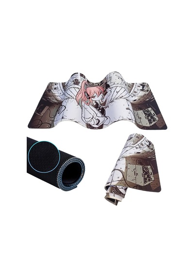 Gamer Mouse Pad 70x30 Mouse Pad Xl Büyük Oyuncu Ofis Anime Mousepad Anime Kız, 70x30 Cm 3mm Kalınlık