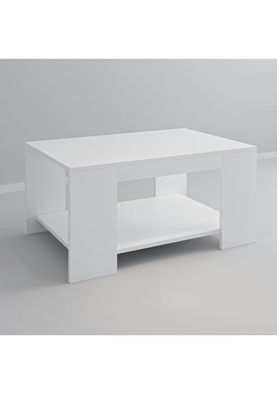 Lina Orta Sehpa – Modern Minimal Tasarım Beyaz