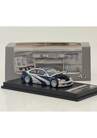 Mj Model 1/64 Bmw M3 Gtr E46 Need For Speed Most Wanted Pleksi