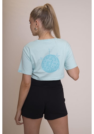Afloow Delicate Kadın Mavi Oversize Kısa Kollu Crop Tişört %100 Pamuk Sırtı Baskılı Disco Top Tasarımı, Günlük Rahat Stil, Sokak Modası Mavi Afloow Delicate Kadın Mavi Oversize Kısa Kollu Crop Tişört %100 Pamuk Sırtı Baskılı Disco Top Tasarımı, Günlük Rahat Stil, Sokak Modası Mavi