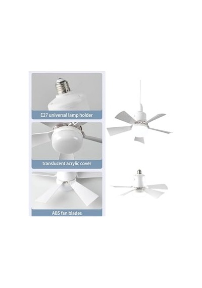 Cata Karayel Fan Led 82w Kumandalı Işıklı Vantilatör Ct-1155,beyaz