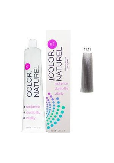 Color Naturel Kalıcı Saç Boyası 100 Ml 11.11 Yoğun Küllü Platin