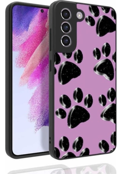 Galaxy S21 Fe Kılıf Desenli Kamera Korumalı Parlak Zore Nora Kapak NO3