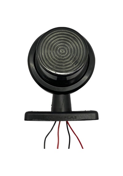 12v-24v Takoz Lambası Küpe Tip Ledli Füme Cam Kırmızı-beyaz