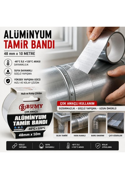 Alüminyum Tamir Bandı - 48 Mm X 10 Mt