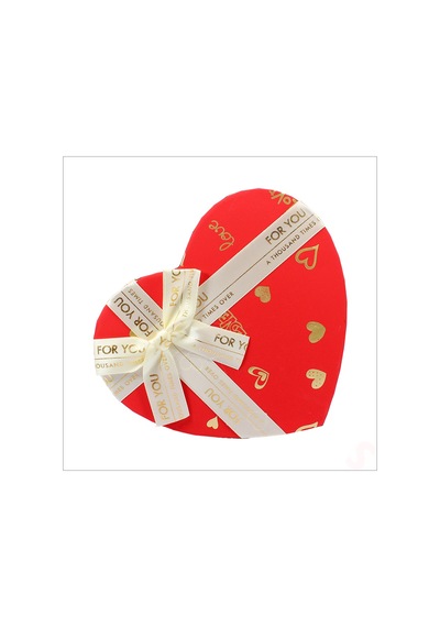 Kalp Kutu Fiyonklu Love Model 21,5x20,5x9cm - Büyük Boy