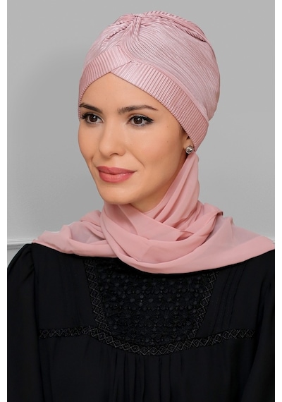 Hürrem Bone Pudra Pratik Hazır Geçmeli Tesettür Bone Fukuro Piliseli Tek Çapr (545491103) Pudra Hürrem Bone Pudra Pratik Hazır Geçmeli Tesettür Bone Fukuro Piliseli Tek Çapr (545491103) Pudra