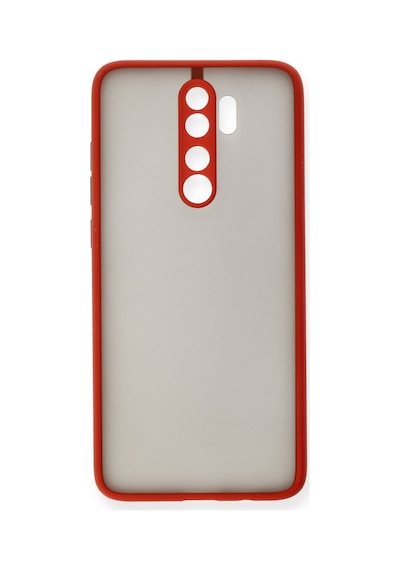 Note 8 Pro Kılıf Montreal Silikon Kapak - Kırmızı